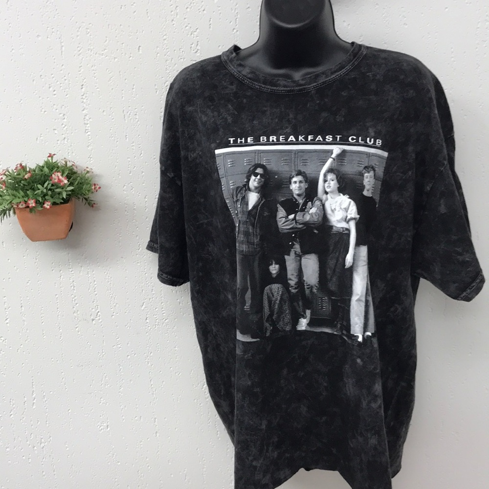 Breakfast Club Long Cropped Tee- XL